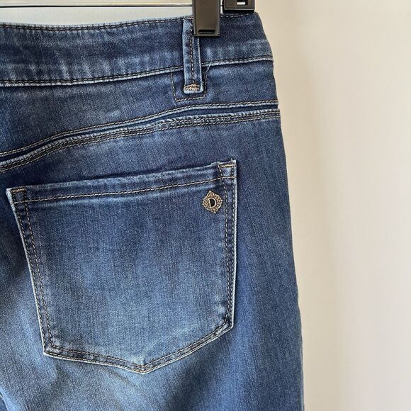 Democracy Jeans Women’s Ab Solution High Rise Ankle Blue Denim Size 12 NWT’s - Picture 11 of 14